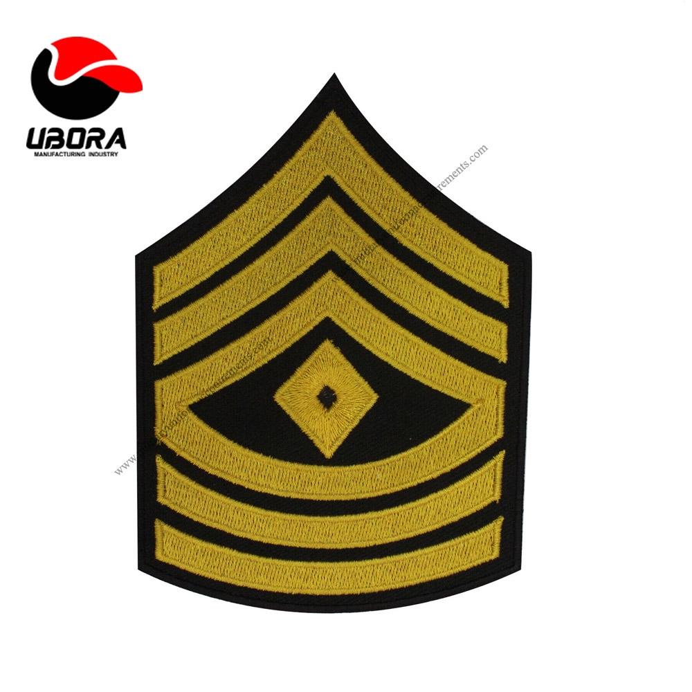 chevron Embroidered Iron on Sew on Patch For Clothes customized prize custom made chevron military 